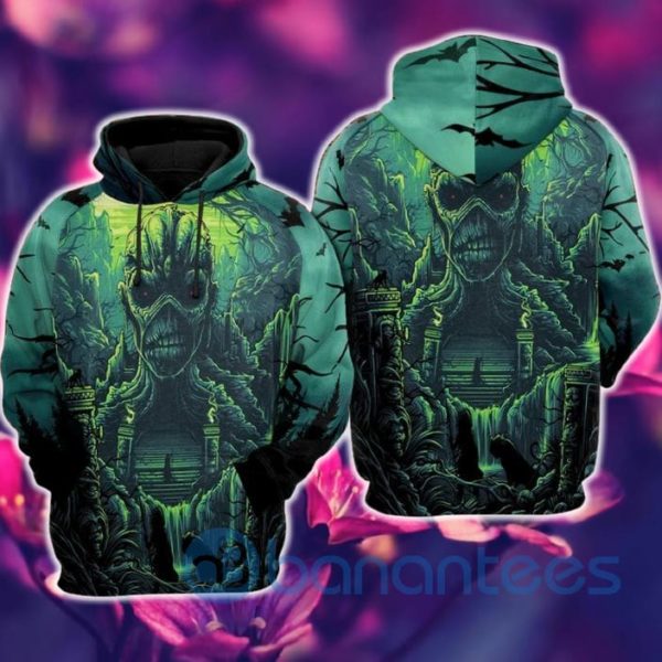 Iron Maiden Over Print All Over Printed Hoodie Product Photo