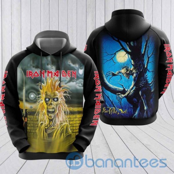 Iron Maiden Rock Band Music Fear Of The Dark All Over Print 3D Hoodie Product Photo