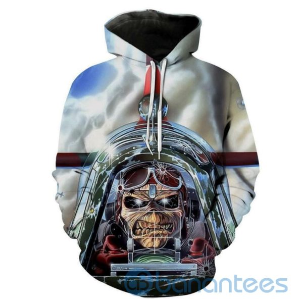 Iron Maiden Rock Band Music Skull All Over Print 3D Hoodie Product Photo