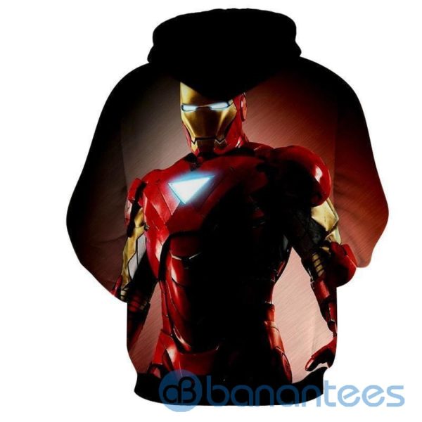 Iron Man Black Avengers Marvel Over Print All Over Print 3D Hoodie Product Photo