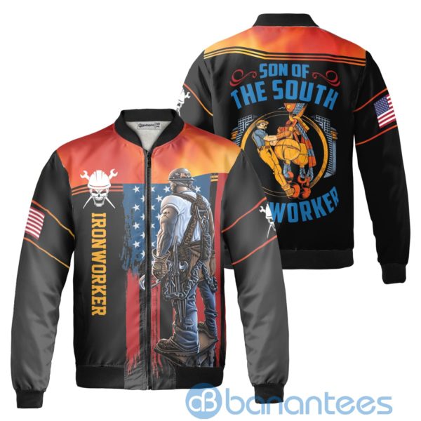 Ironworker Son Of South Fleece Bomber Jacket Product Photo
