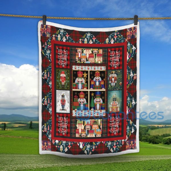 It The Most Wonderful Time Of The Year Merry Christmas Sherpa Blanket Product Photo