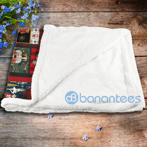 It The Most Wonderful Time Of The Year Merry Christmas Sherpa Blanket Product Photo