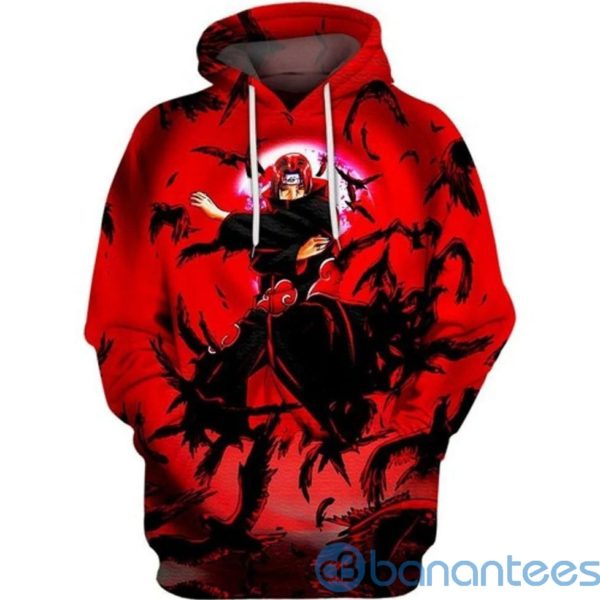Itachi Flock Of Crows Naruto Anime All Over Print 3D Hoodie Product Photo