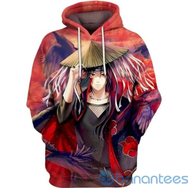 Itachi Is Back Naruto Anime All Over Print 3D Hoodie Product Photo