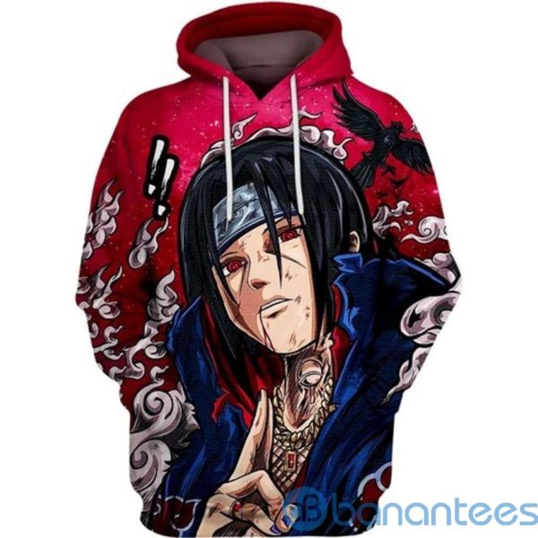 Itachi Uchiha Charisma Naruto Anime All Over Print 3D Hoodie Product Photo