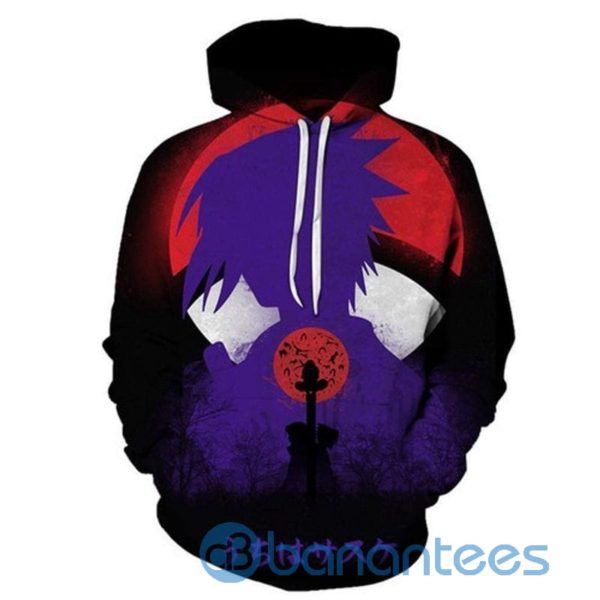 Itachi Uchiha Naruto Anime All Over Print 3D Hoodie Product Photo