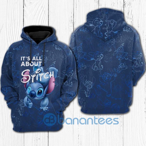 Its All About Stitch 3D Printed Hoodie Product Photo