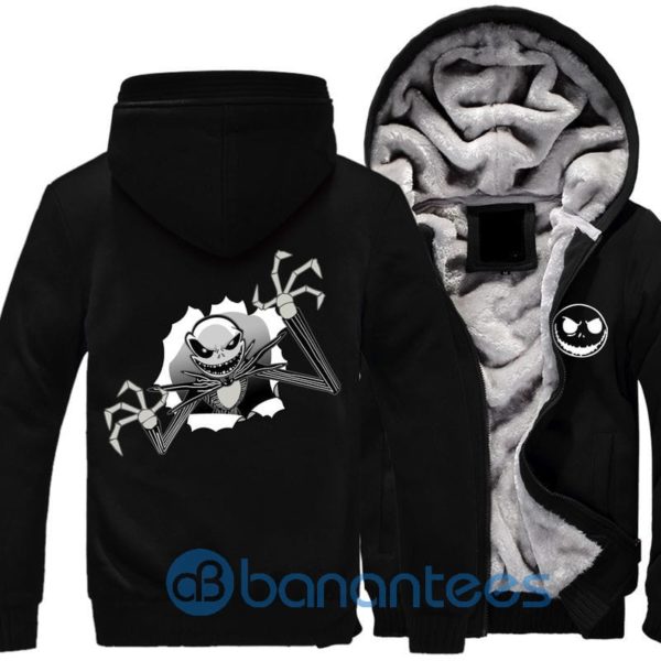 Jack Skellington Get Out Over Print 3d Fleece Zip Hoodie Product Photo