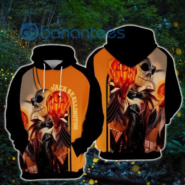 Jack Skellington Halloween All Over Print 3D Hoodie Product Photo