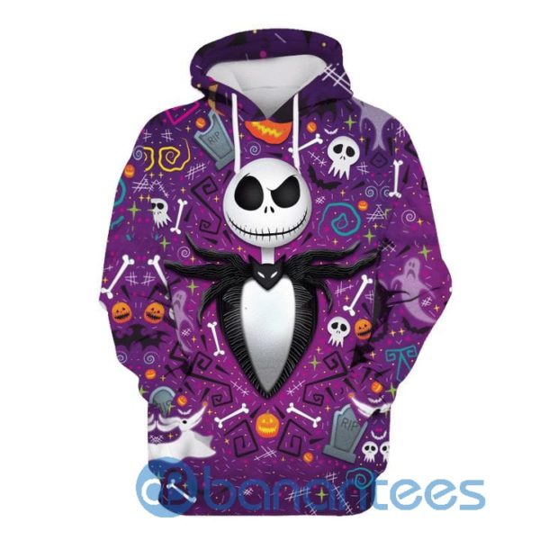 Jack Skellington Halloween Icon All Over Print 3d Hoodie Product Photo
