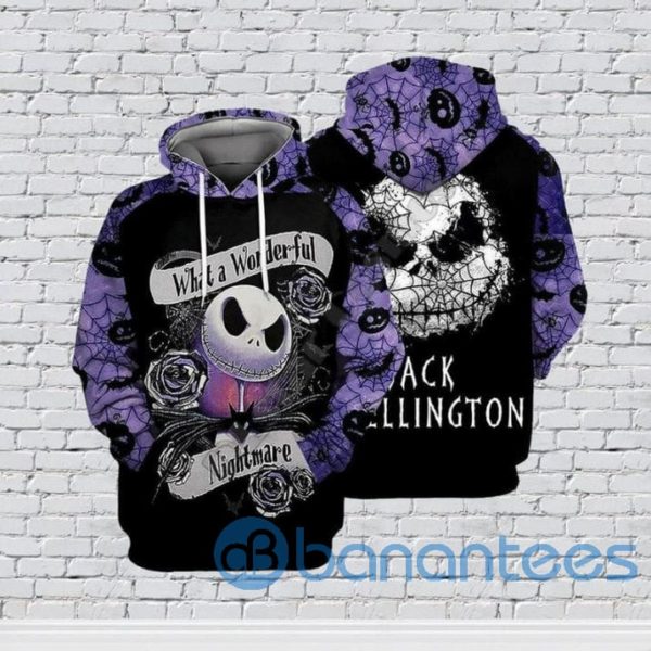 Jack Skellington The Nightmares Before Christmas Full Printing 3D Hoodie Product Photo