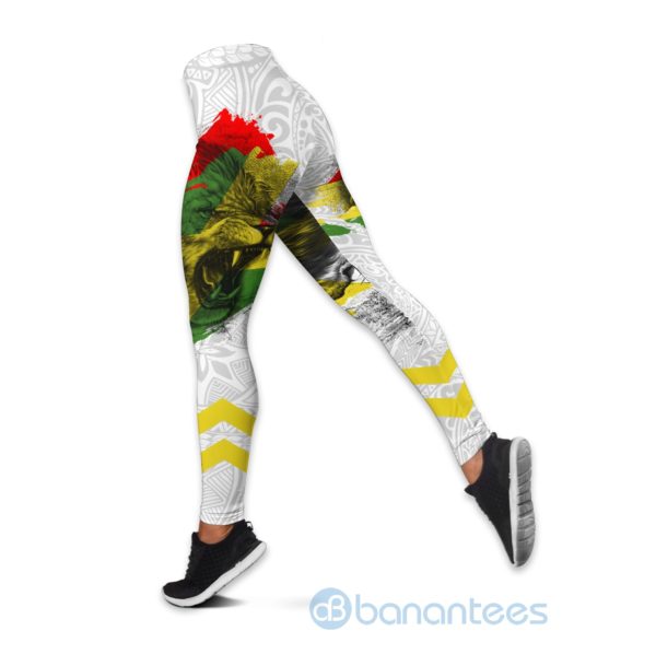 Jamaica Lion Hollow Tank And Legging Outfit Product Photo