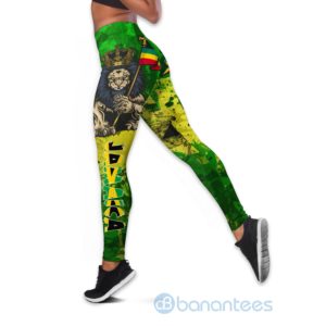 Jamaica Republic Lion Hollow Tank And Legging Outfit Product Photo