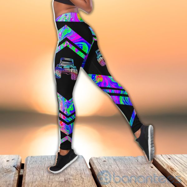 Jeep Girl Love Jeap Tank Top Legging Set Outfit Product Photo