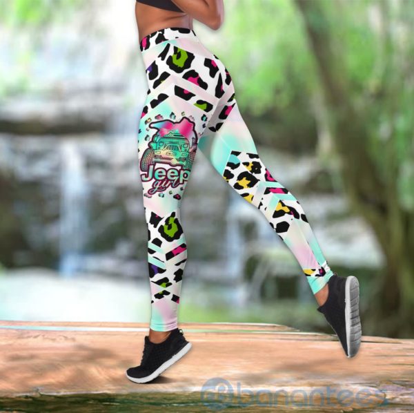 Jeep Girl Tank Top Legging Set Outfit Product Photo