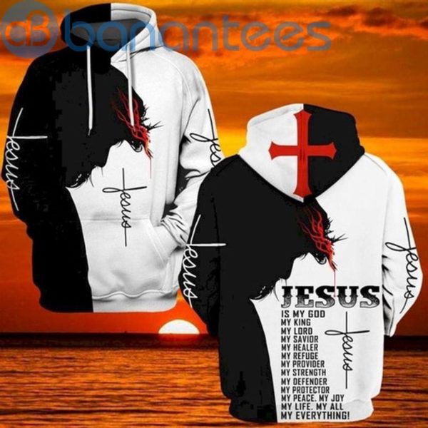 Jesus God Jesus Is My Everything All Over Printed 3D Hoodie Product Photo