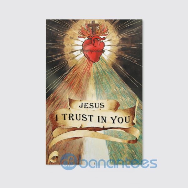 Jesus I Trust In You Wall Art Canvas Product Photo