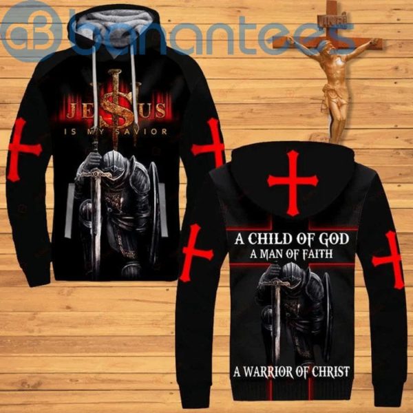 Jesus Is My Savior A Child Of God Full Printing 3D Hoodie Product Photo