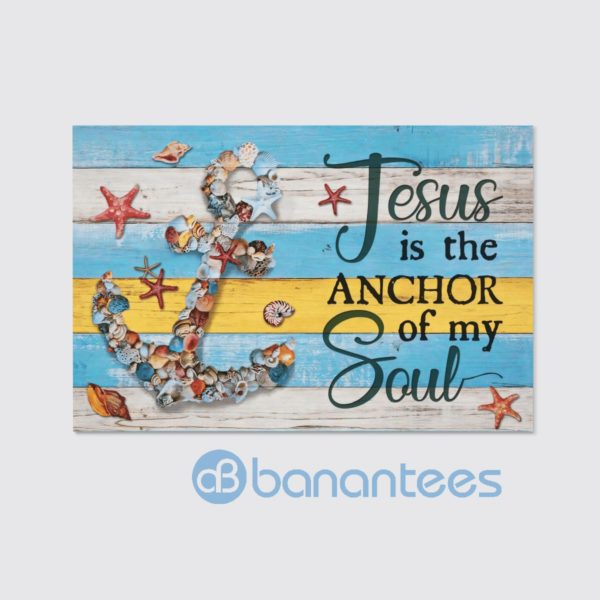 Jesus Is The Anchor Of My Soul Starfish Wall Art Canvas Product Photo