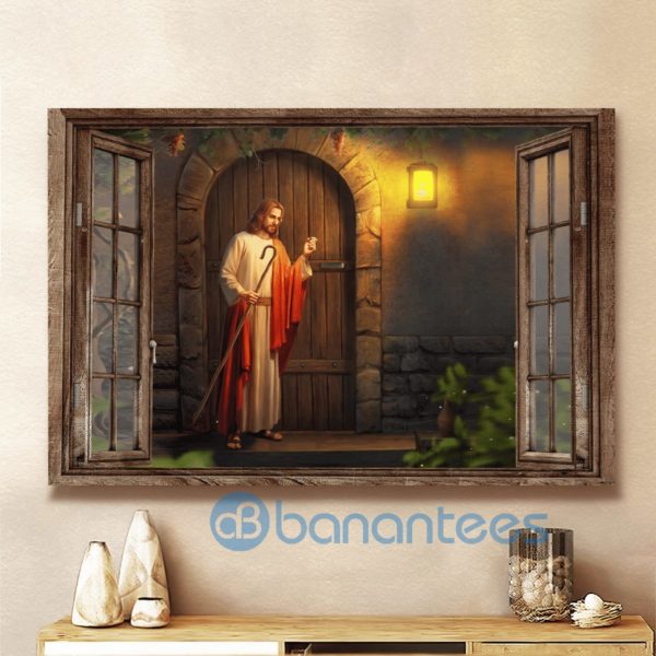 Jesus Knocks The Door Wall Art Canvas Product Photo