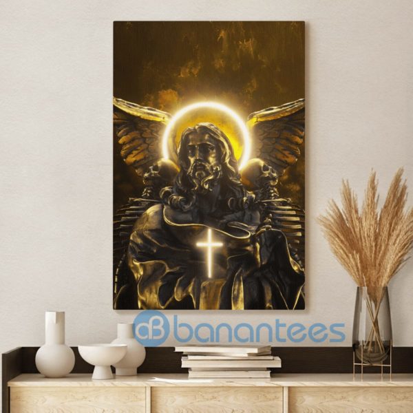 Jesus Wing Cross Beautiful Jesus Wall Art Canvas Product Photo
