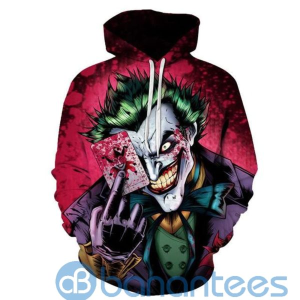 Joker Poker Halloween Over Print Full Printed 3D Hoodie Product Photo