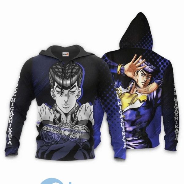 Josuke Higashikata Jojos Bizarre Adventure Anime Manga Full Printed 3D Hoodie Product Photo