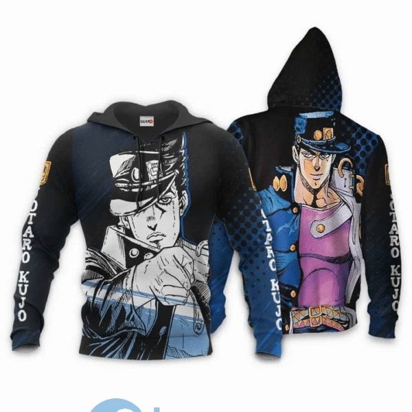 Jotaro Kujo Jojos Bizarre Adventure Anime Manga Full Printed 3D Hoodie Product Photo