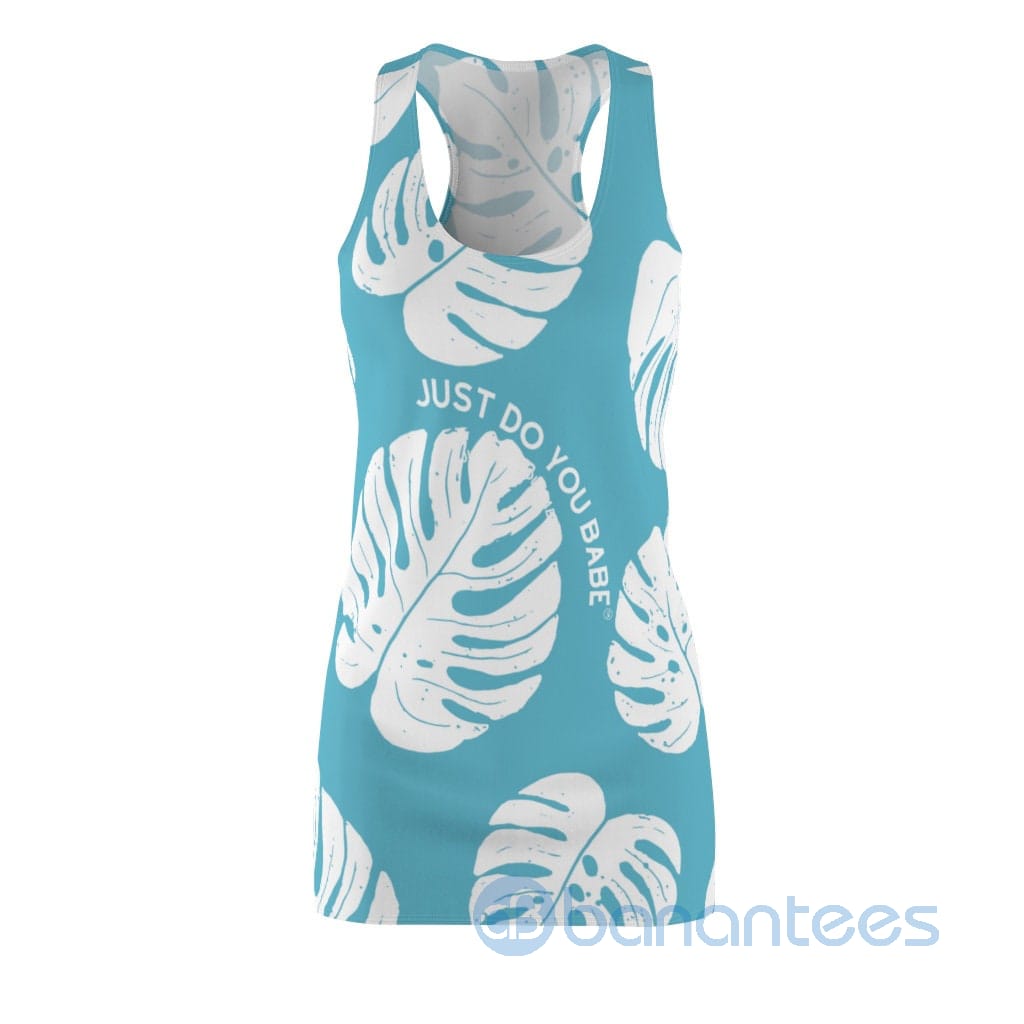 just-do-you-babe-tropical-leaf-racerback-dress-for-women-1-kTtql.jpg Just Do You Babe Tropical Leaf Racerback Dress For Women Product Photo
