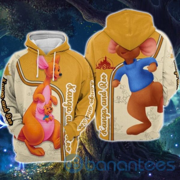 Kanga And Roo Disney All Over Print 3D Hoodie Product Photo