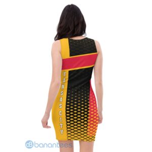 Kansas City Fashion Black Red Yellow Racerback Dress For Women Product Photo