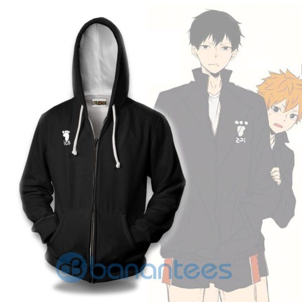 Karasuno Training Haikyuu Anime Casual Cosplay Costume 3D Hoodie Product Photo