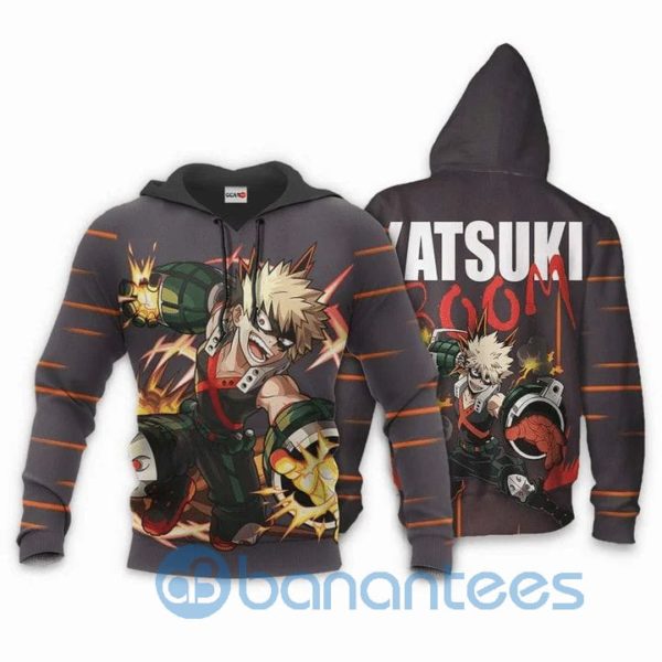 Katsuki Bakugo Anime Manga My Hero Academia Dynamight For All 3D Hoodie Product Photo