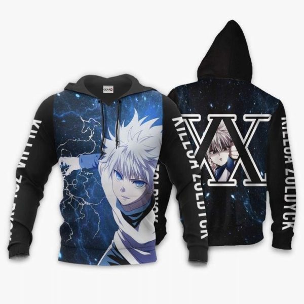 Killua Zoldyck Anime Manga Hunter X Hunter Full Printed 3D Hoodie Product Photo