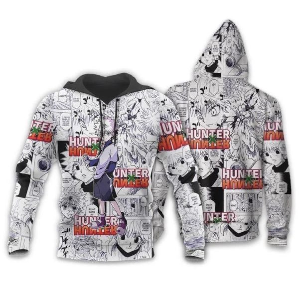 Killua Zoldyck Hunter X Hunter Anime Manga Full Printed 3D Hoodie Product Photo