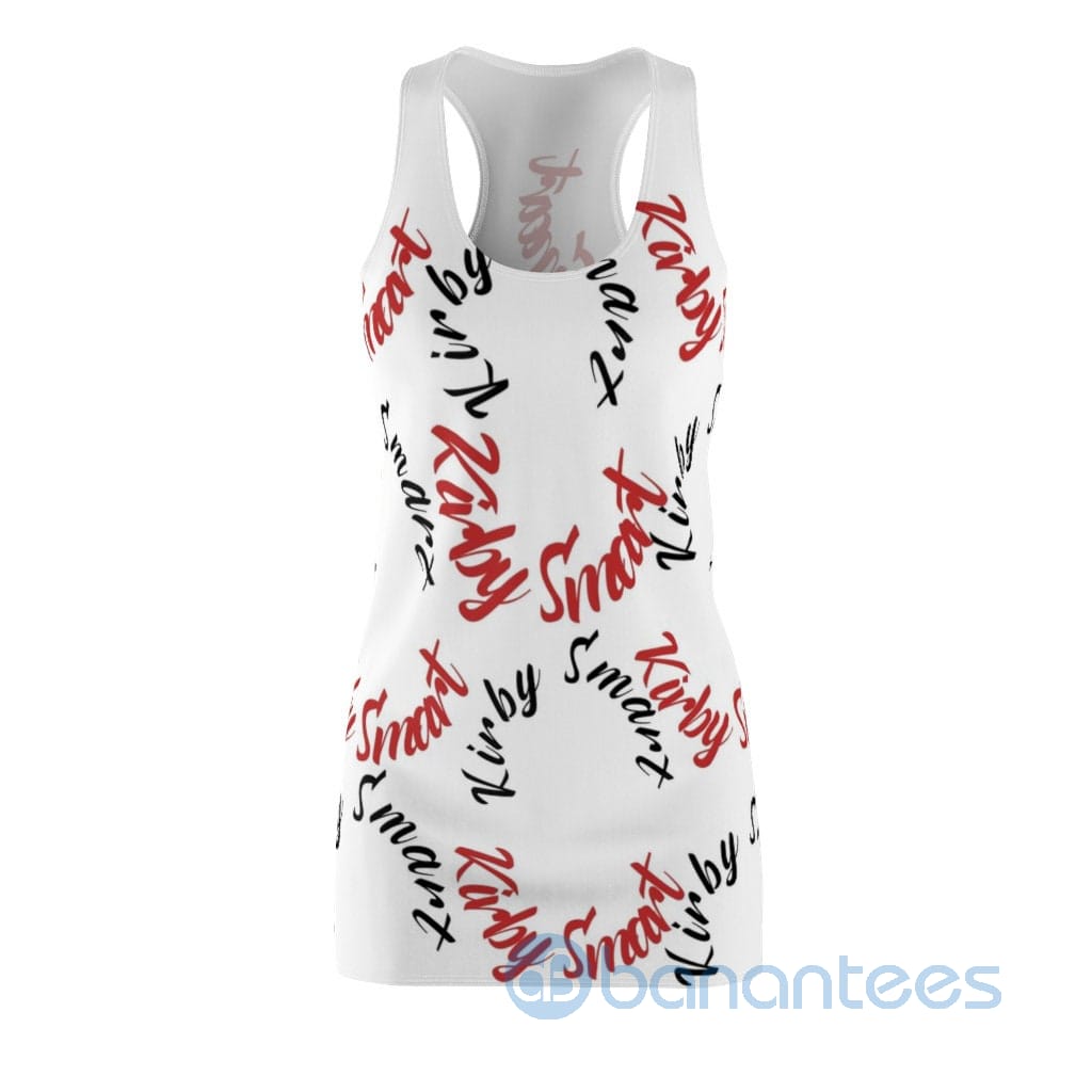 kirby-smart-red-and-black-font-racerback-dress-for-women-1-HaQyc.jpg Kirby Smart Red And Black Font Racerback Dress For Women Product Photo