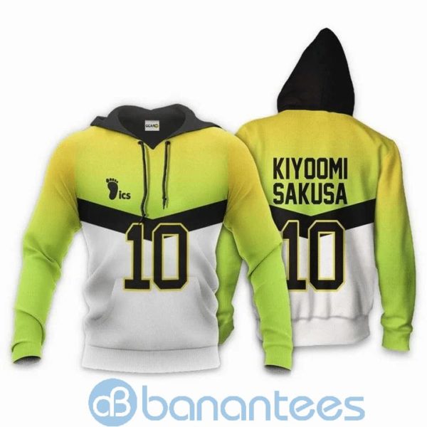 Kiyoomi Sakusa Anime Manga Haikyuu Number 10 Full Printed 3D Hoodie Product Photo