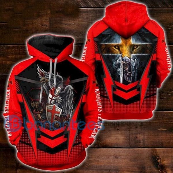 Knights Templar For Men For Women Full Printing 3d Hoodie Product Photo