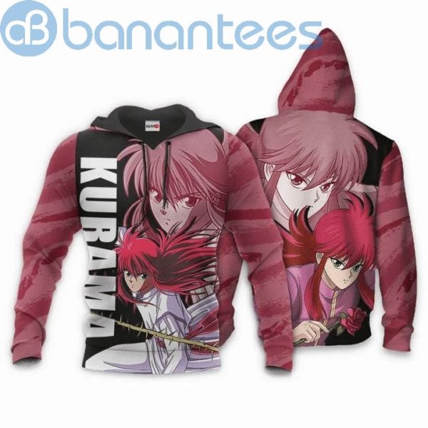 Kurama Anime Manga Yu Yu Hakusho All Over Printed 3D Hoodie Product Photo