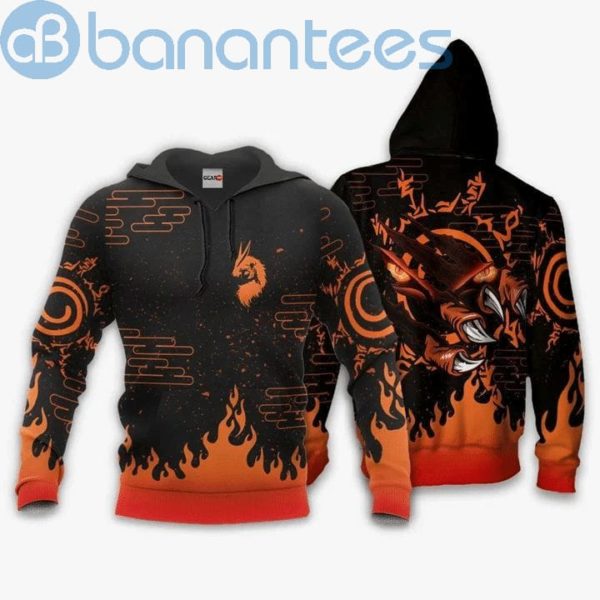 Kurama Seal Naruto Anime Manga All Over Printed 3D Hoodie Product Photo