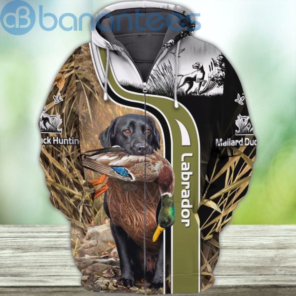 Labrador Duck Hunting All Over Printed 3D Hoodie Product Photo
