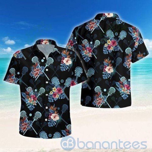 Lacrosse Tropical Hawaiian Shirt Product Photo