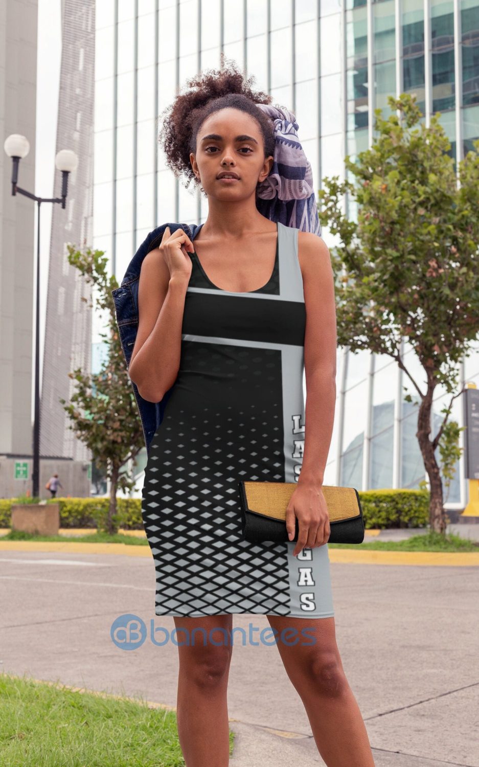 las-vegas-fashion-black-grey-racerback-dress-for-women-1-2mQjU.jpg Las Vegas Fashion Black Grey Racerback Dress For Women Product Photo