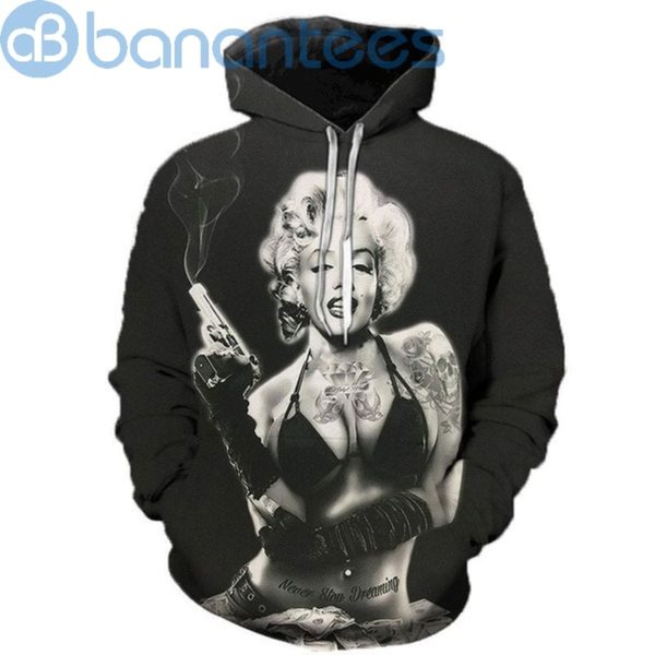Latest Sexy Goddess Marilyn Monroe All Over Print 3D Hoodie Product Photo