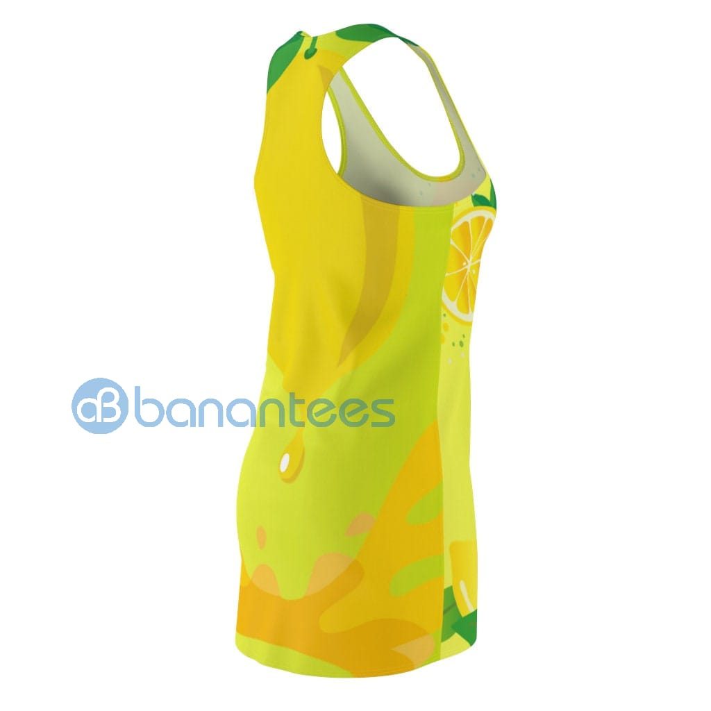 lemon-art-printed-yellow-racerback-dress-for-women-4-Y8sqt.jpg Lemon Art Printed Yellow Racerback Dress For Women Product Photo