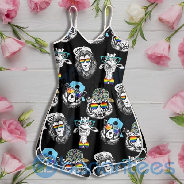 Lgbt Animals With Glassess Rompers For Women Product Photo