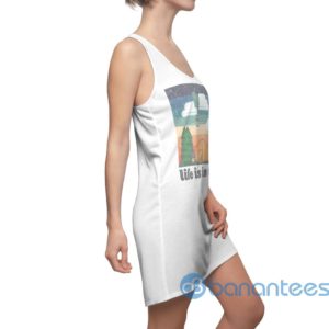 Life Is In Tents Camping Racerback Dress For Women Product Photo