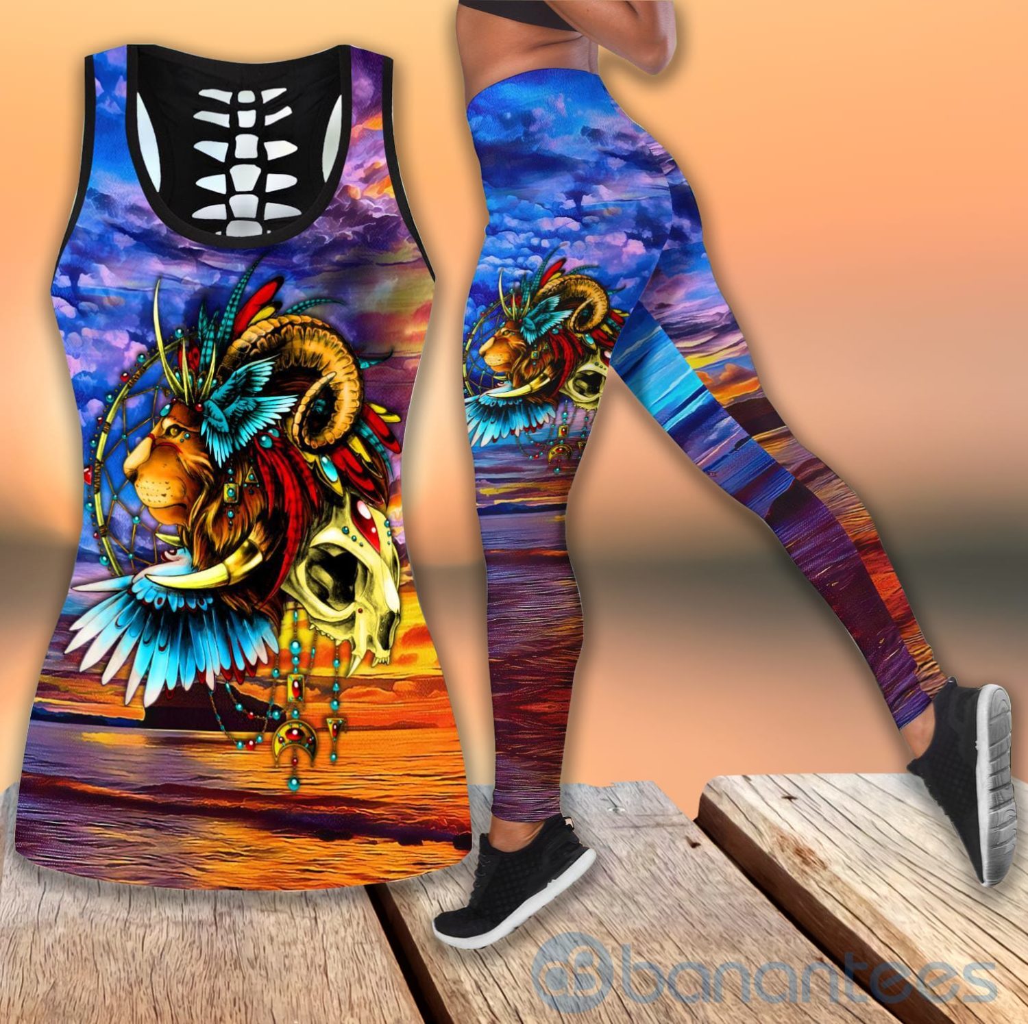 lion-native-multicolor-tank-top-legging-set-outfit-1-sqrSH.jpg Lion Native Multicolor Tank Top Legging Set Outfit Product Photo