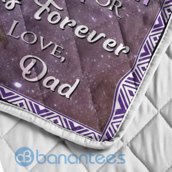 Lion To My Daughter From Dad Quilt Blanket Quilt Product Photo